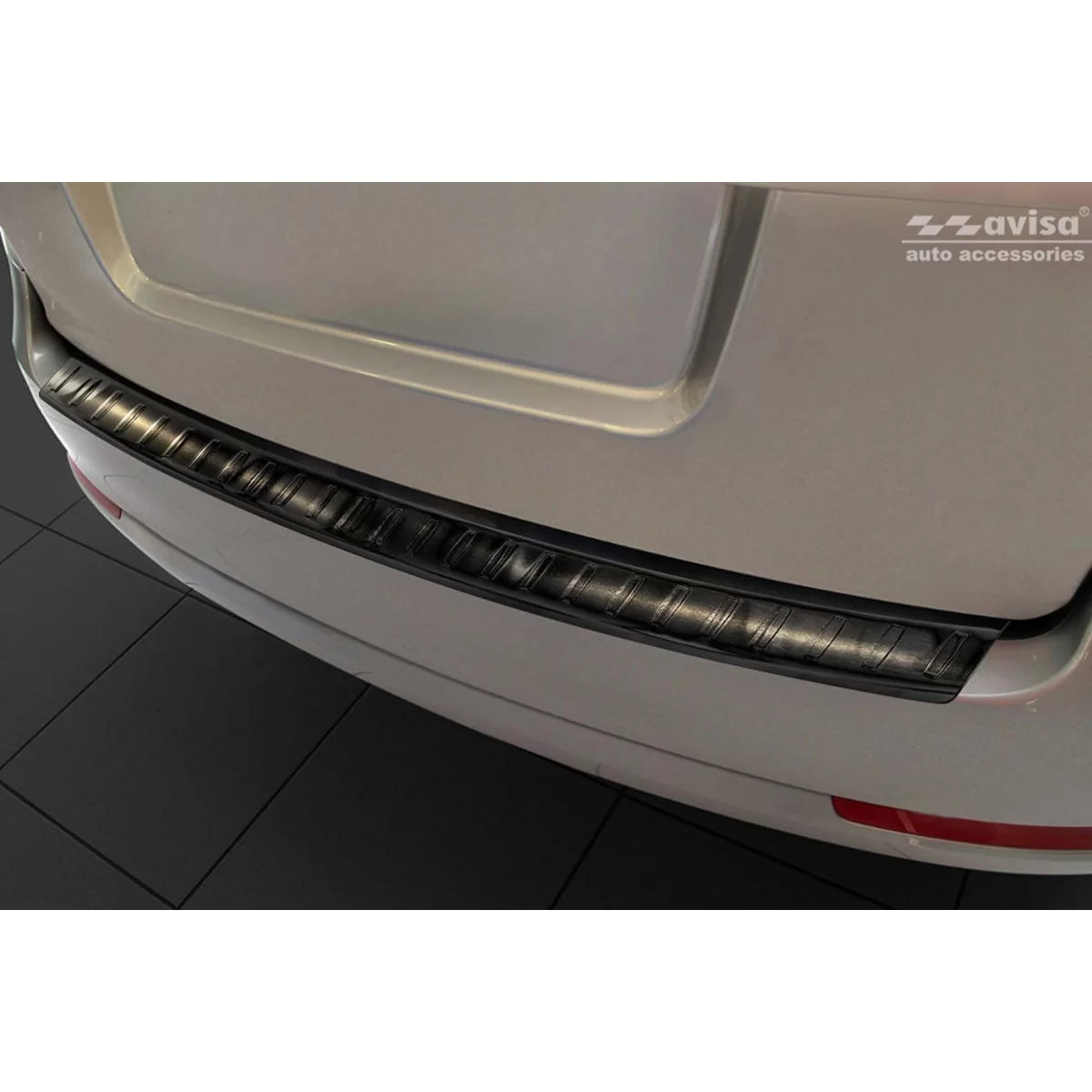 Paraurti Posteriore Protezione Nero per Skoda Octavia Combi 2004-2013