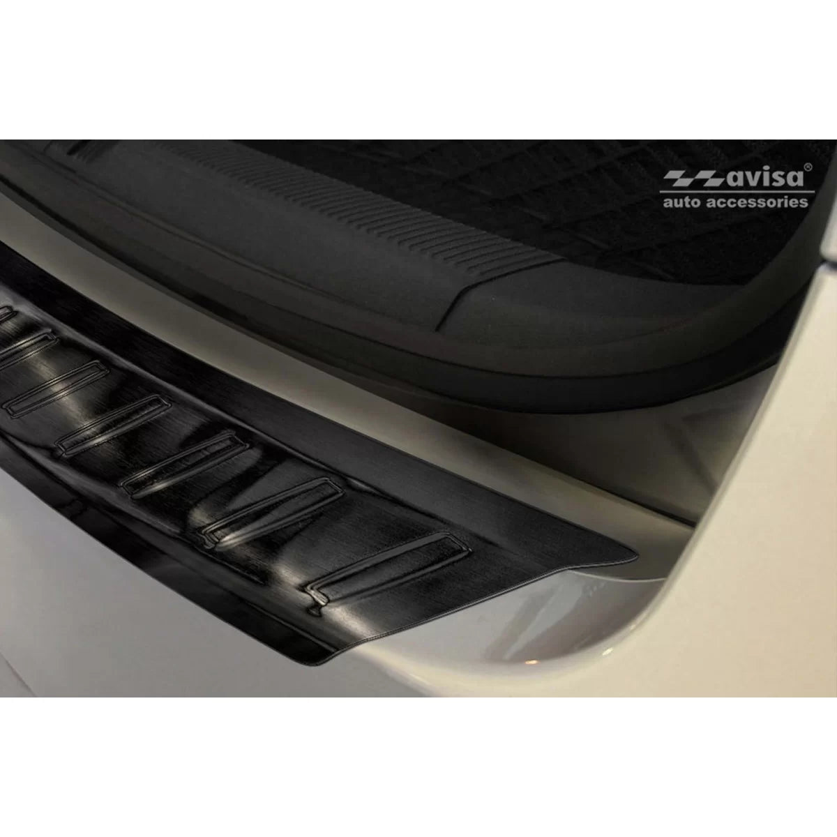 Paraurti Posteriore Protezione Nero per Skoda Octavia Combi 2004-2013