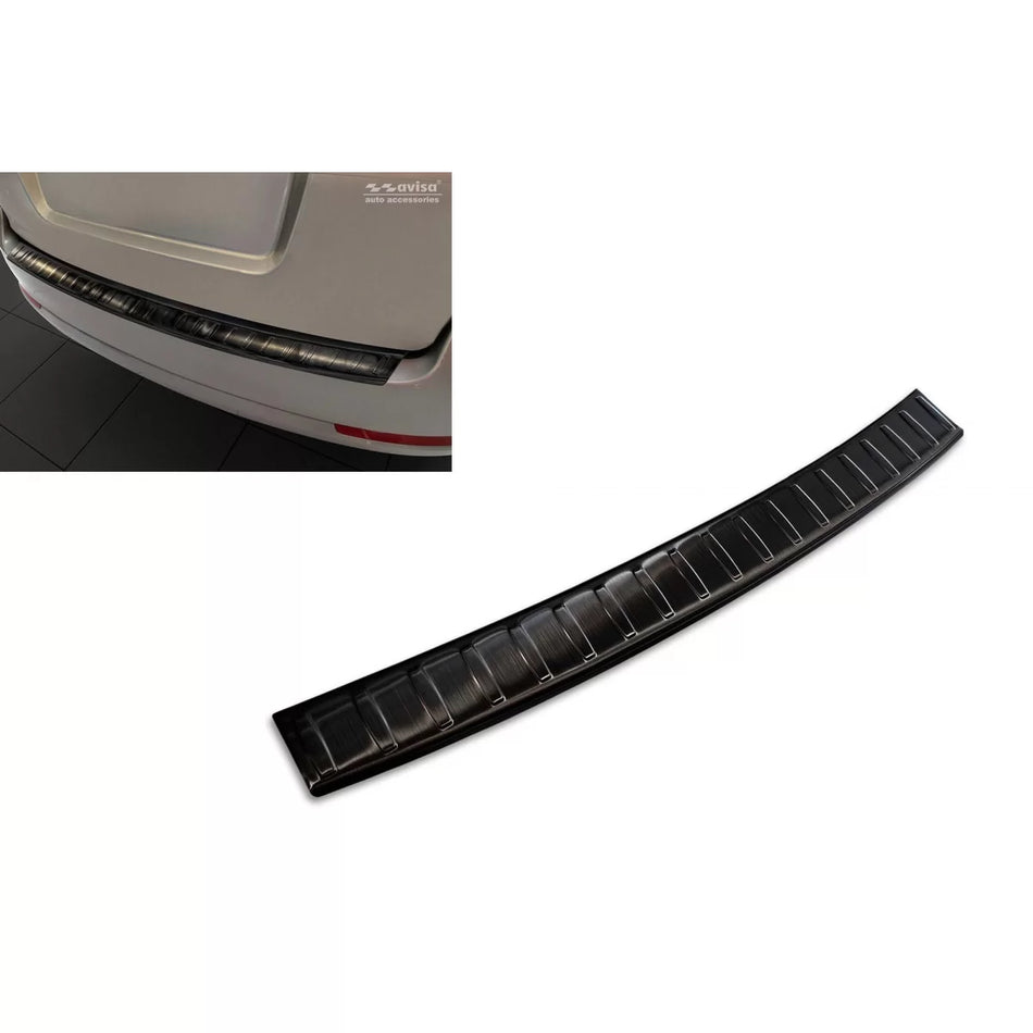 Paraurti Posteriore Protezione Nero per Skoda Octavia Combi 2004-2013
