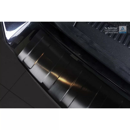 Paraurti Posteriore Protezione Nero Lucido per Skoda Octavia Combi 2016-2019