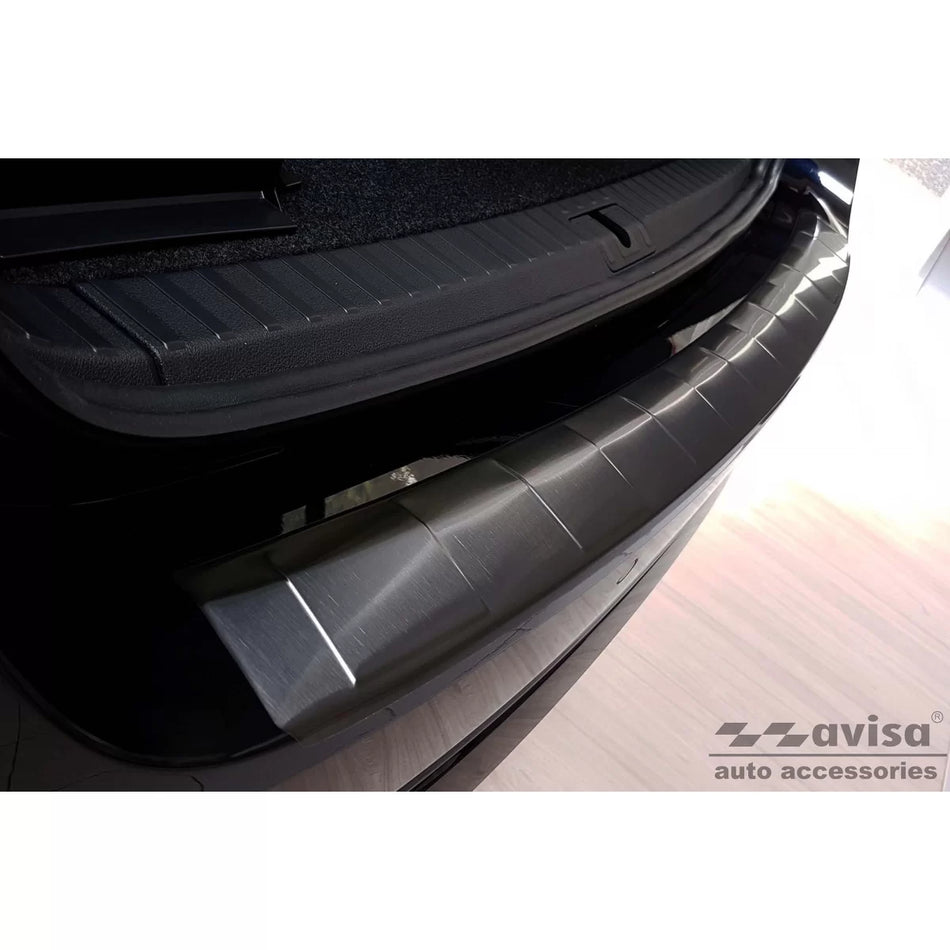 Paraurti Posteriore Protezione Nero Lucido per Skoda Octavia Combi dal 2019