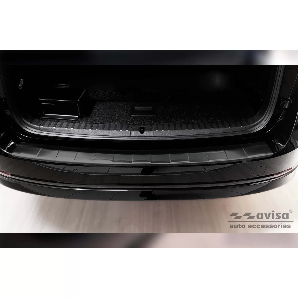 Paraurti Posteriore Protezione Nero Lucido per Skoda Octavia Combi dal 2019