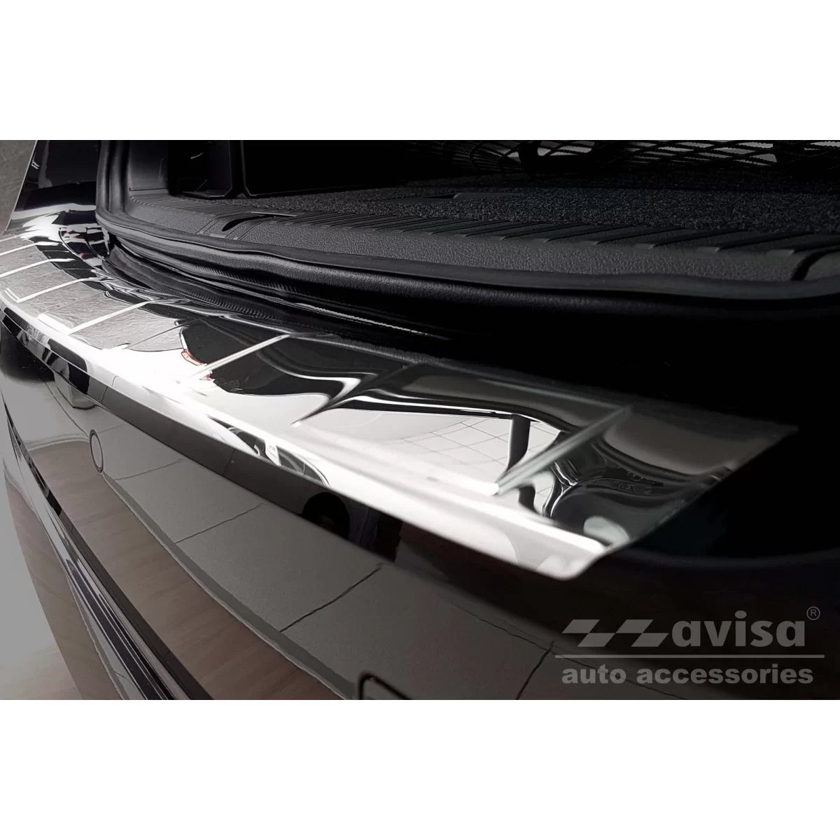 Paraurti Posteriore Protezione Cromata per Skoda Octavia Combi dal 2019