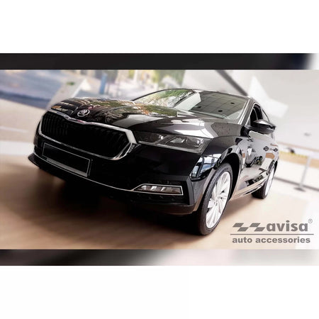 Paraurti Posteriore Protezione Cromata per Skoda Octavia Combi dal 2019