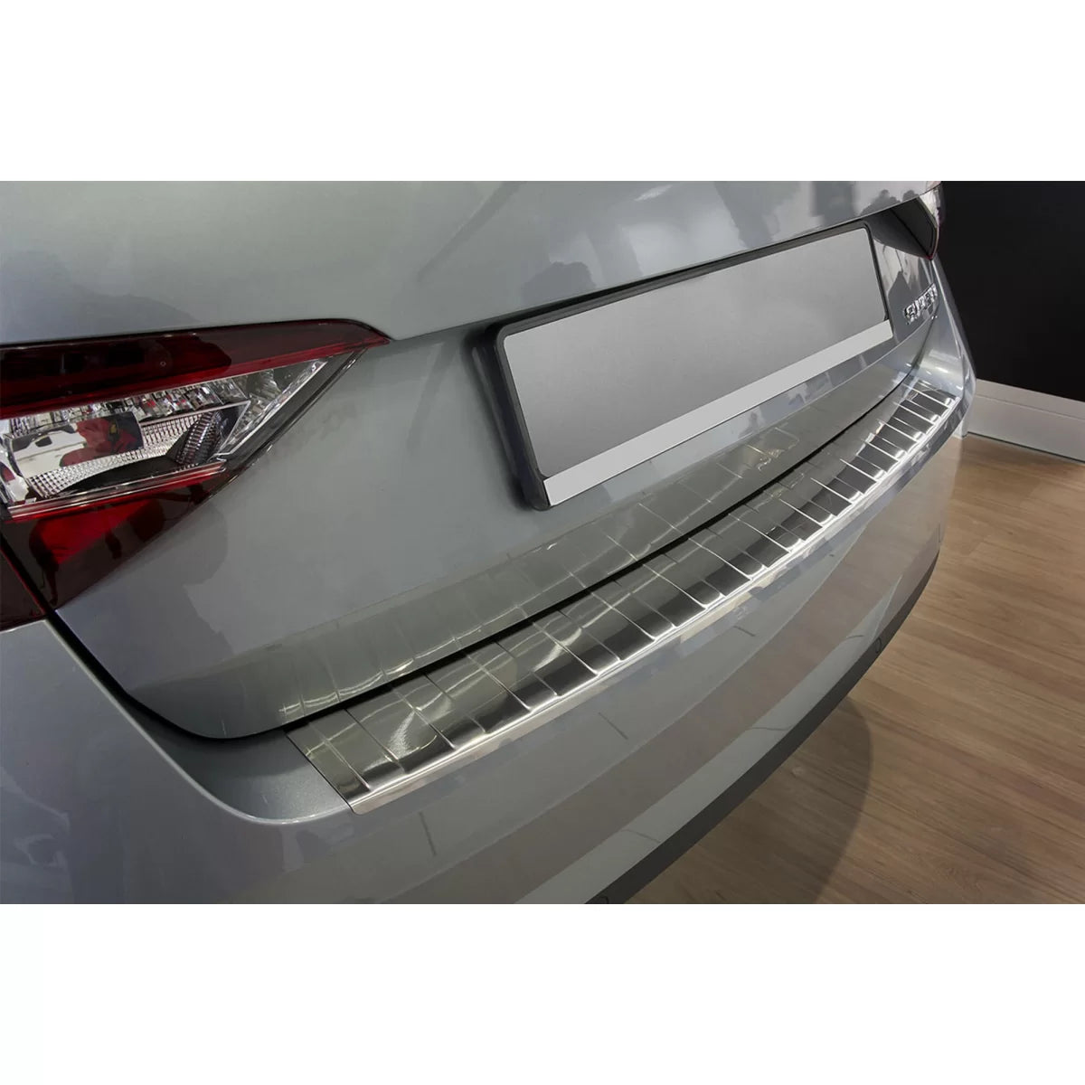 Paraurti Posteriore Protezione Cromata per Skoda Superb Liftback 2015-2019