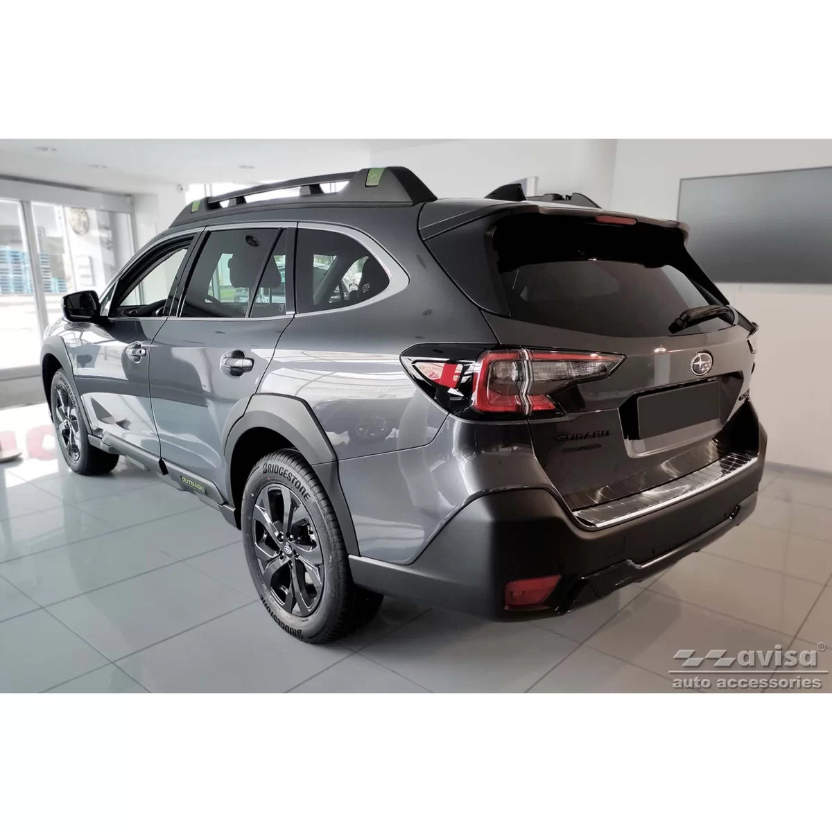 Paraurti Posteriore Protezione Cromata per Subaru Outback dal 2021