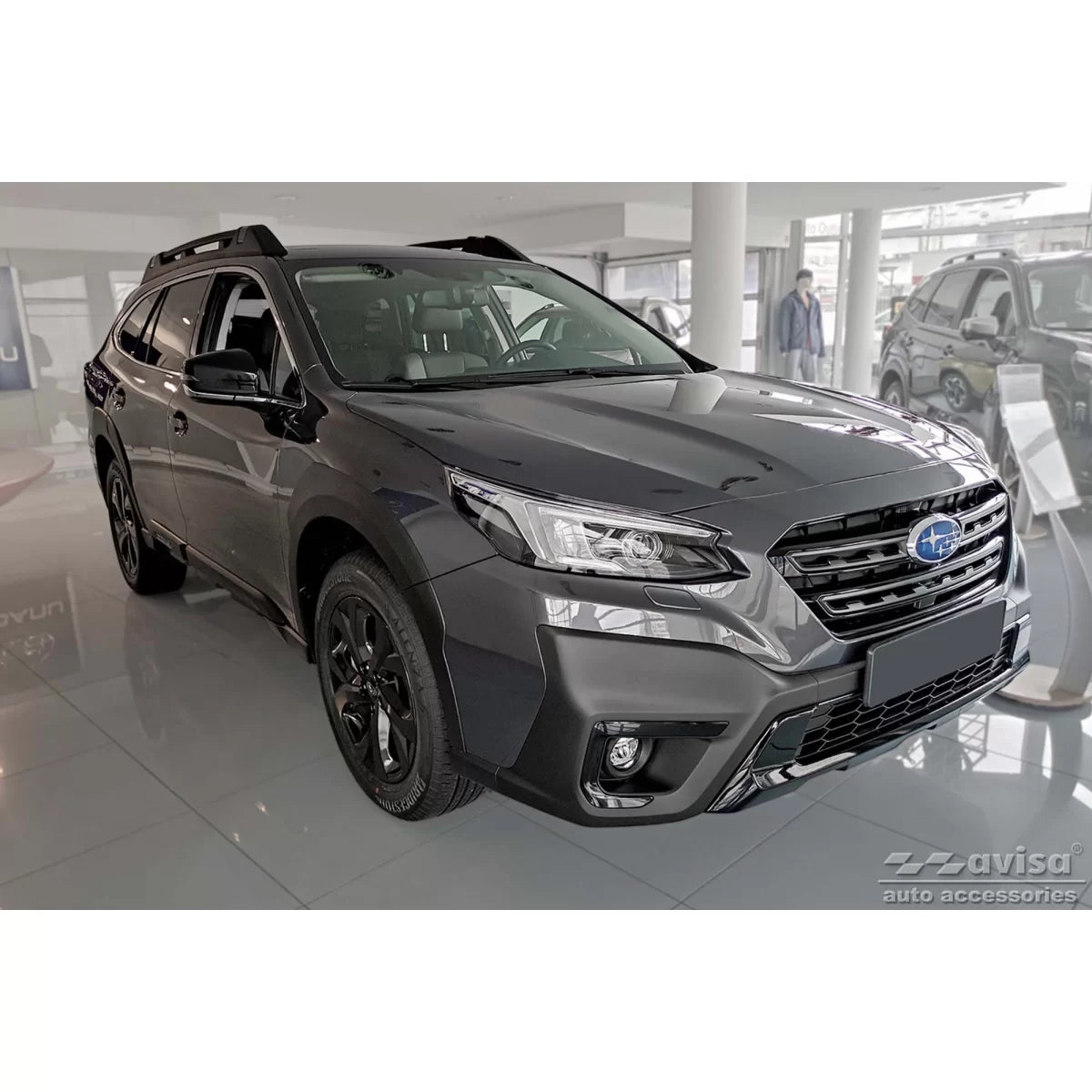 Paraurti Posteriore Protezione Cromata per Subaru Outback dal 2021