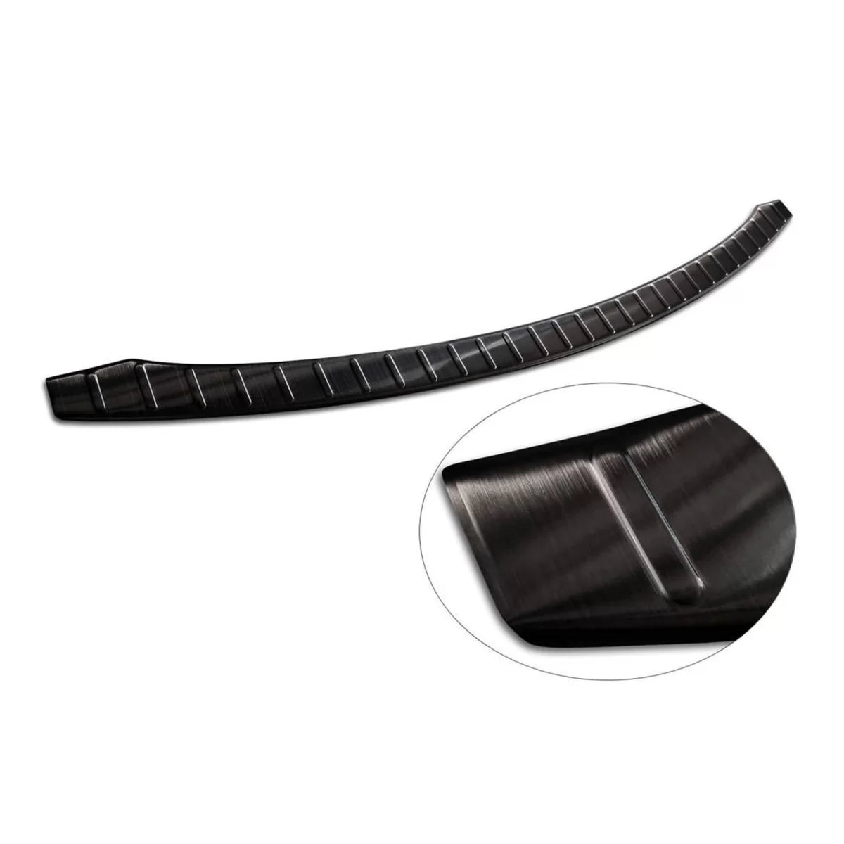 Paraurti Posteriore Protezione Nero Lucido per Tesla Model S 2012-2016