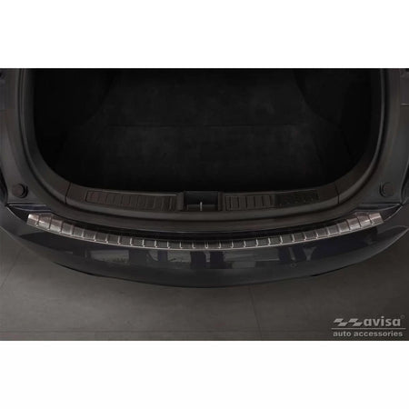 Paraurti Posteriore Protezione Nero Lucido per Tesla Model S 2012-2016
