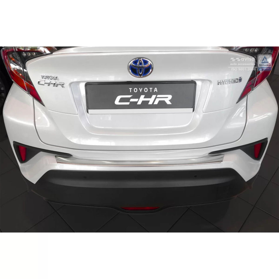 Paraurti Posteriore Protezione Cromata per Toyota C-hr Crossover 2016-2019