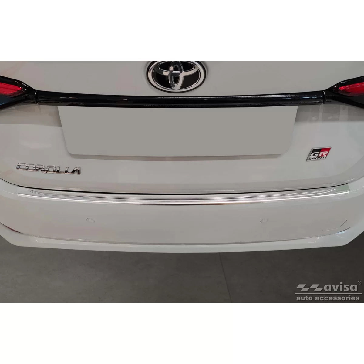 Paraurti Posteriore Protezione Cromata per Toyota Corolla Berlina dal 2018