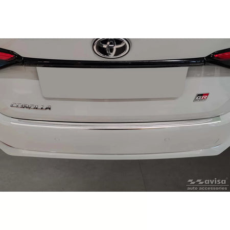 Paraurti Posteriore Protezione Cromata per Toyota Corolla Berlina dal 2018