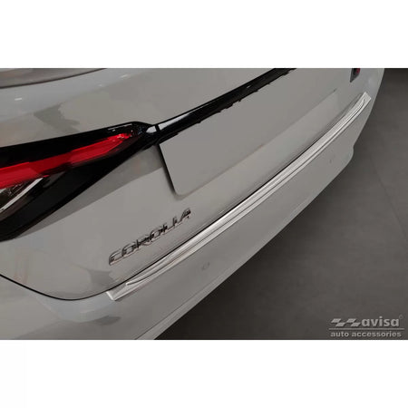 Paraurti Posteriore Protezione Cromata per Toyota Corolla Berlina dal 2018