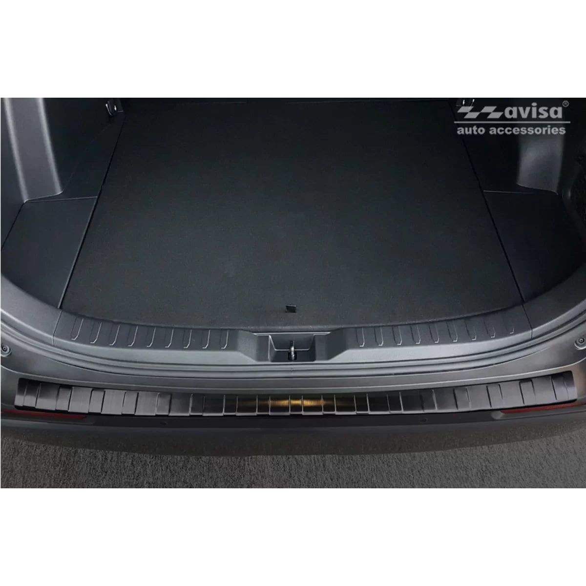 Paraurti Posteriore Protezione Nero Lucido per Toyota RAV4 dal 2018