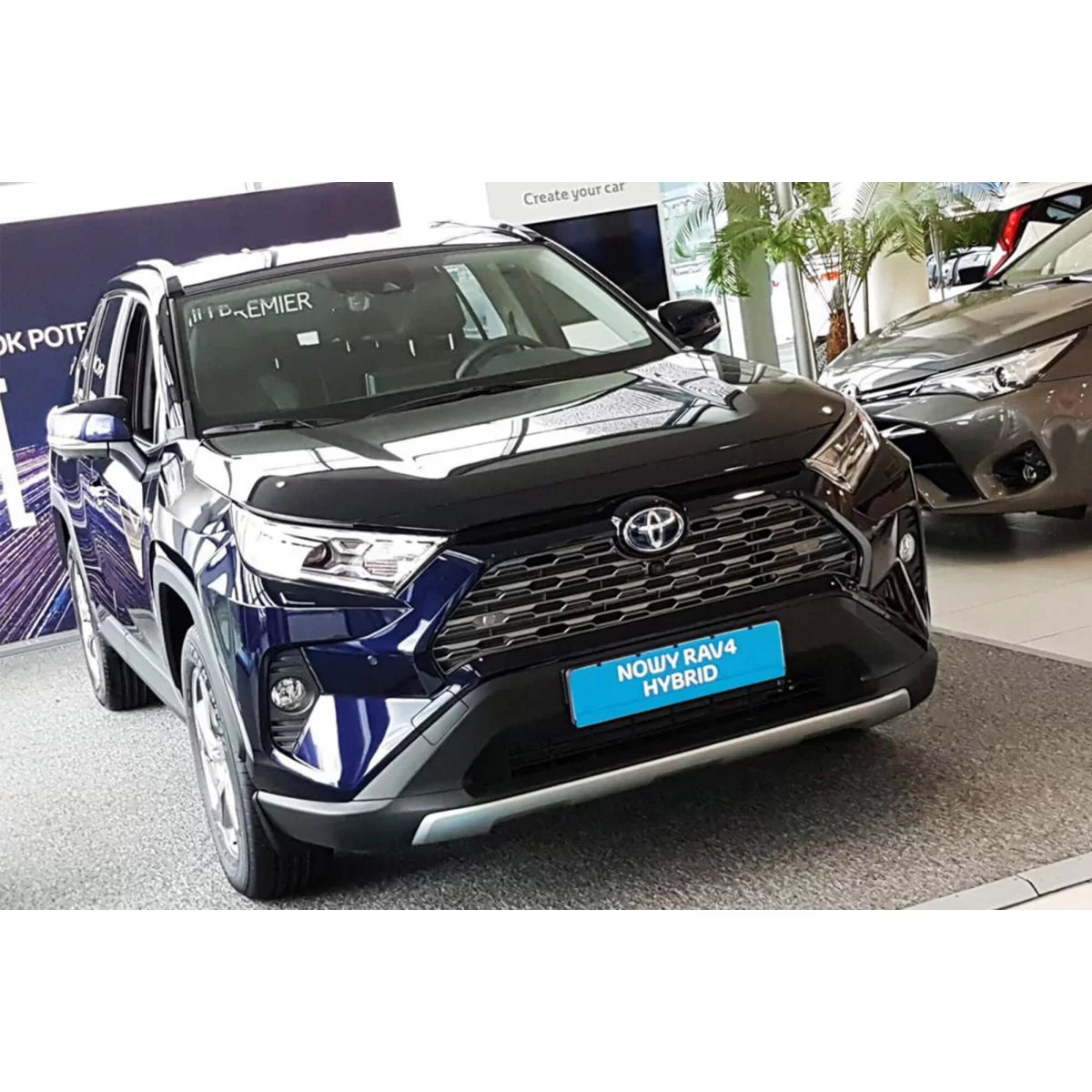 Paraurti Posteriore Protezione Nero Lucido per Toyota RAV4 dal 2018