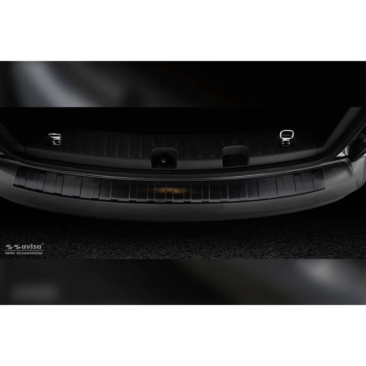 Paraurti Posteriore Protezione Nero Lucido per Volkswagen Caddy 2003-2020