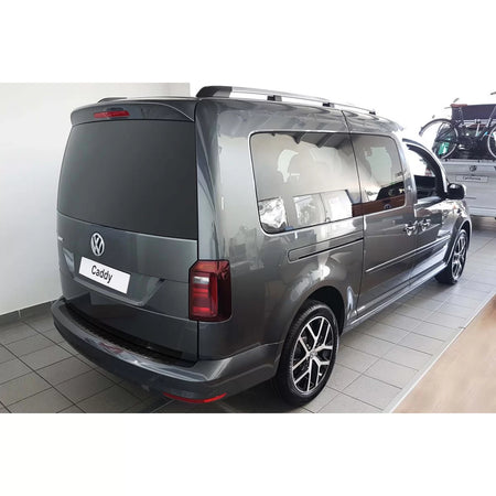 Paraurti Posteriore Protezione Nero Lucido per Volkswagen Caddy 2003-2020