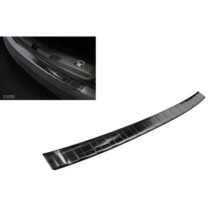 Paraurti Posteriore Protezione Nero Lucido per Volkswagen Caddy 2003-2020