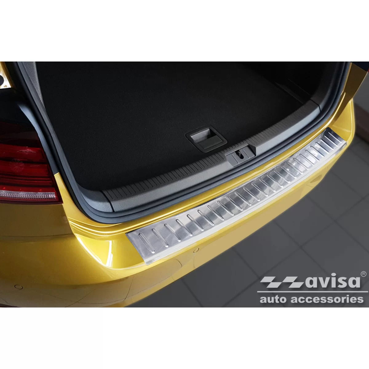Paraurti Posteriore Protezione Cromata per Volkswagen Golf 7 2012-2019 3/5 Porte