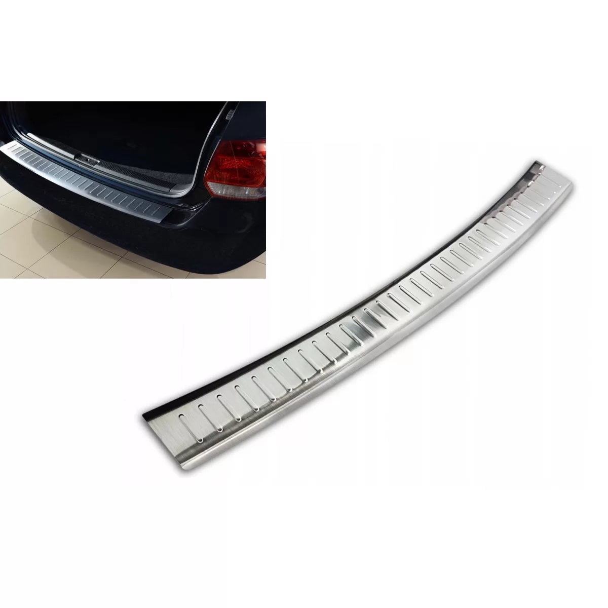 Paraurti Posteriore Protezione Cromata per Volkswagen Golf V 2007-2009 Golf Vi