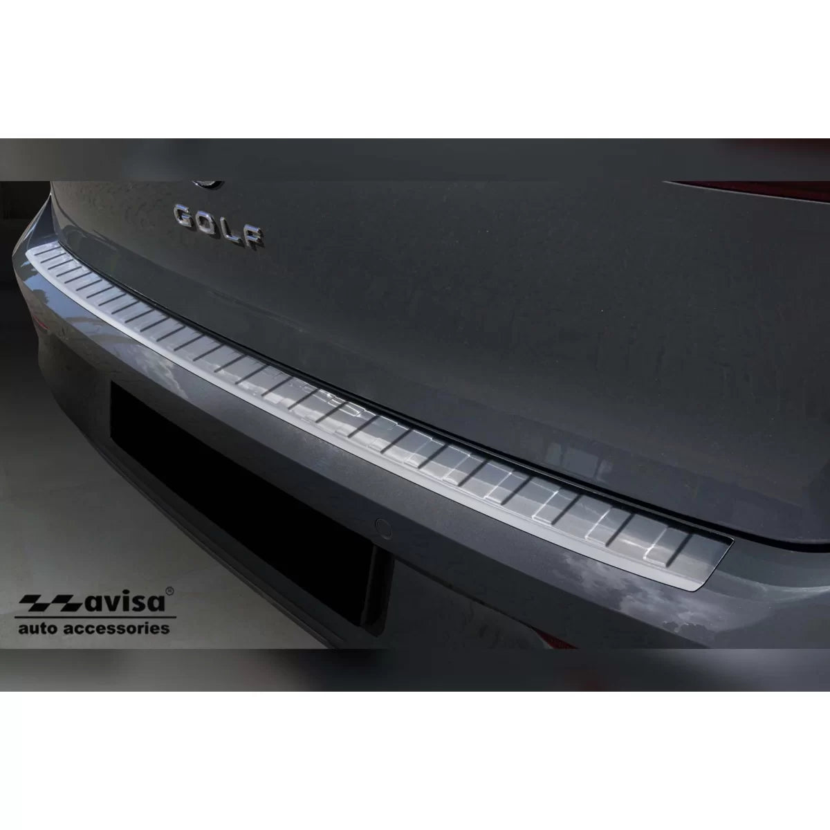 Paraurti Posteriore Protezione Cromata per Volkswagen Golf Viii 5 Porte dal 2019