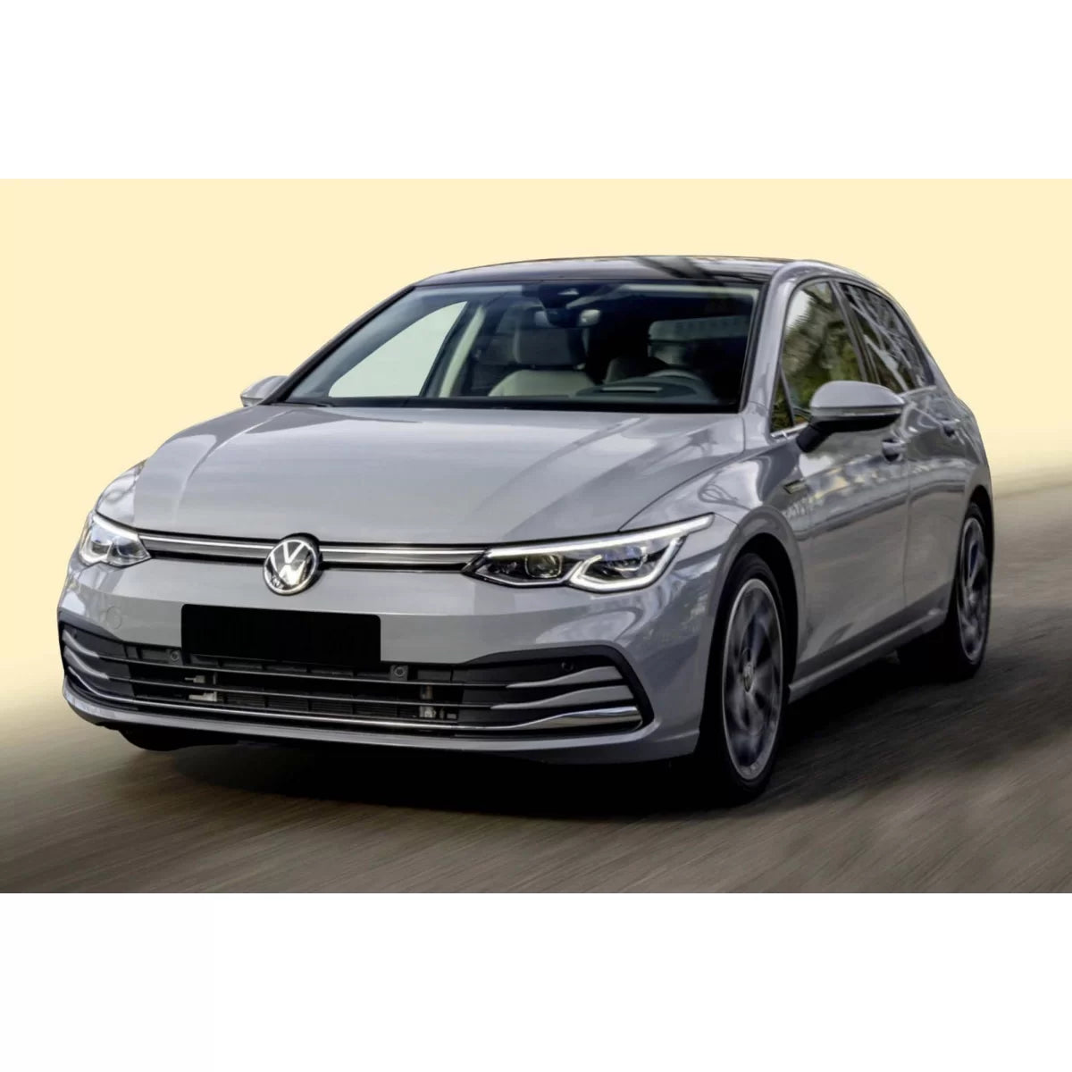 Paraurti Posteriore Protezione Cromata per Volkswagen Golf Viii 5 Porte dal 2019