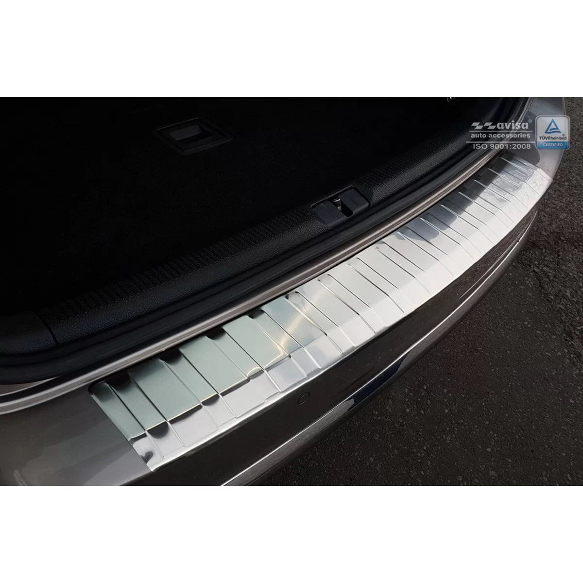Paraurti Posteriore con Protezione Cromata per Volkswagen Passat B7 Sw 2011-2014