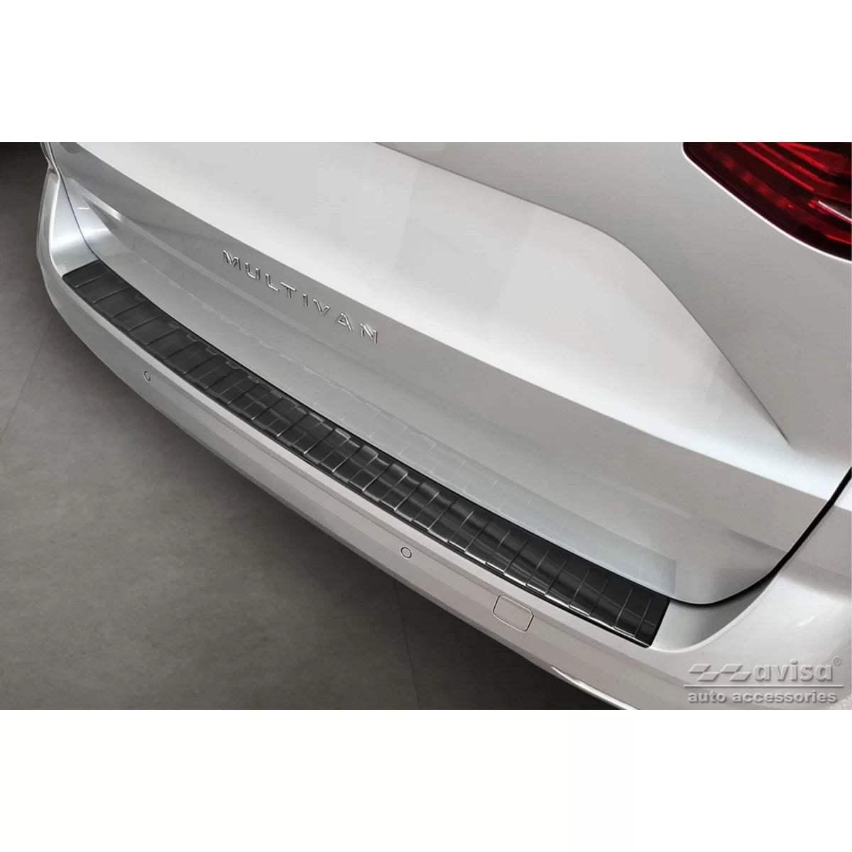 Paraurti Posteriore Protezione Nera per Volkswagen T7 Multivan dal 2022