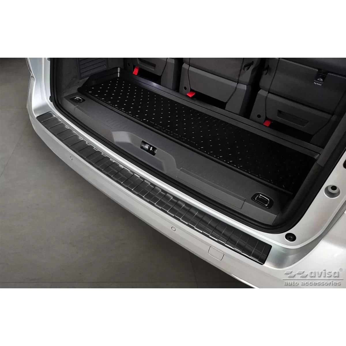 Paraurti Posteriore Protezione Nera per Volkswagen T7 Multivan dal 2022