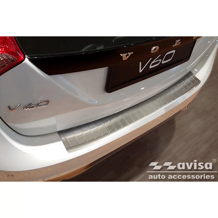 Paraurti Posteriore Protezione Cromata per Volvo V60 2010-2013 V60 Cross