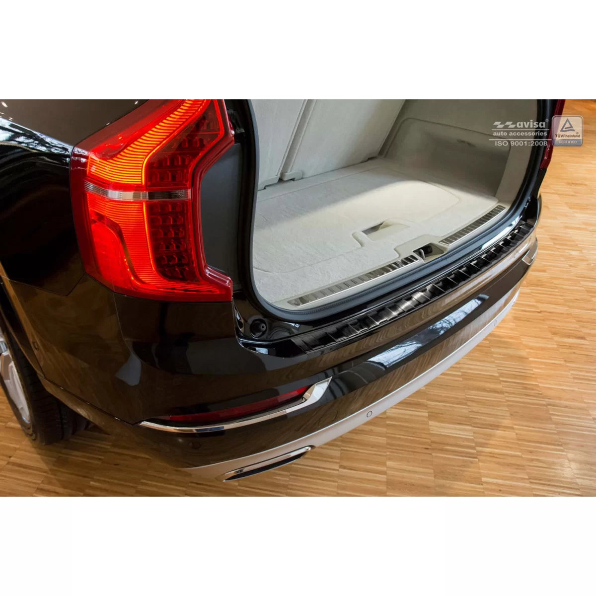 Paraurti Posteriore Protezione Verniciata Nera per Volvo XC90 dal 2015