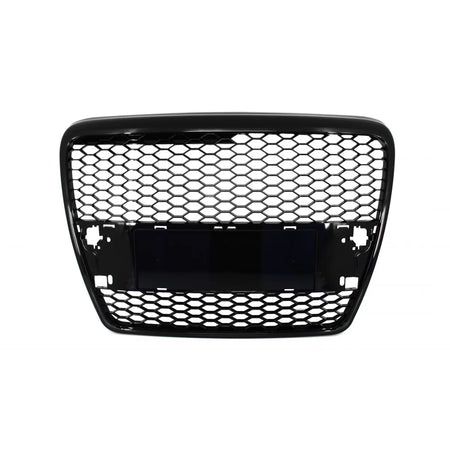 Griglia Anteriore Senza Logo RS Design Nero Lucido per Audi A6 4F 2004-2007 C6