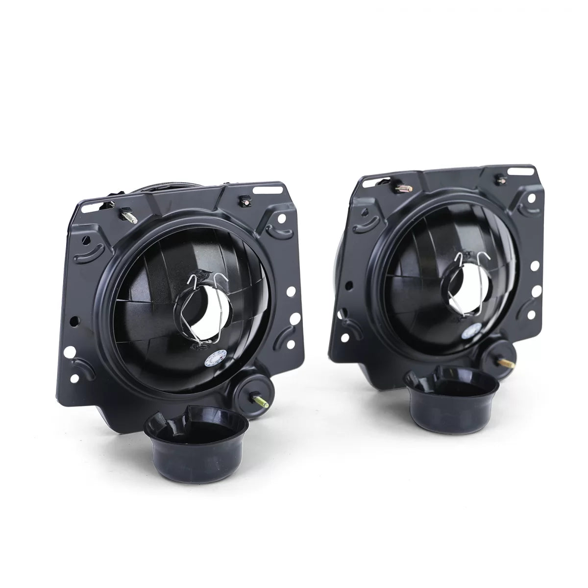 Fari Anteriori Vetro Fumé Neri per Volkswagen Golf 2 83-91