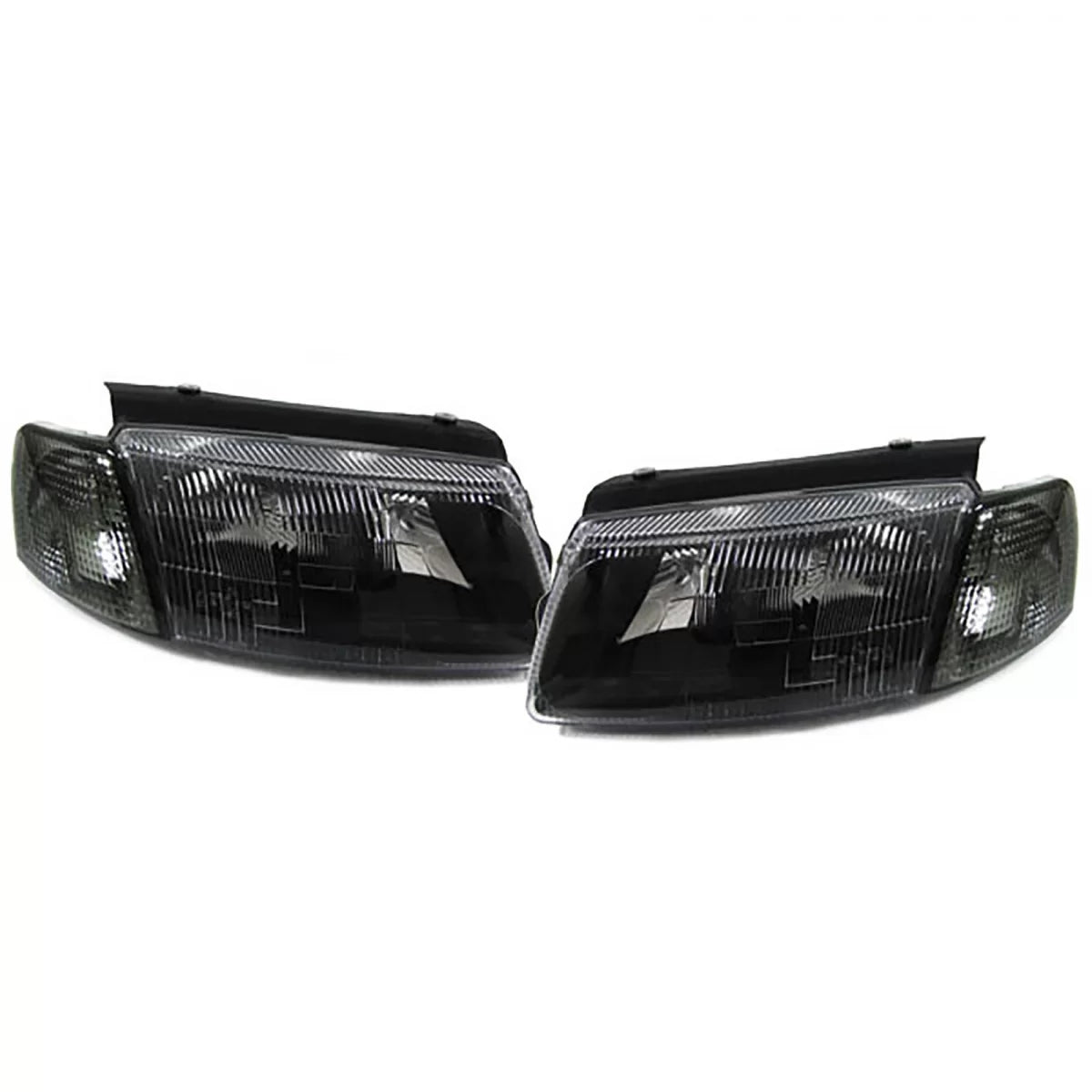 Fari Neri Anteriori con Indicatori Dx e Sx per Volkswagen Passat 3B 96-00