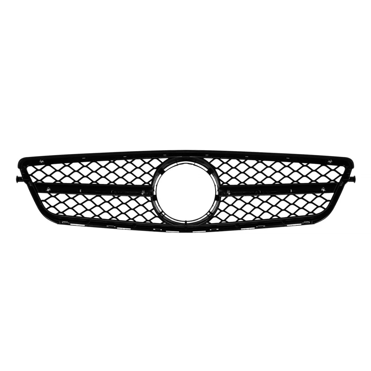 Griglia Anteriore Nera Design C63 per Mercedes Classe C W204 2007-2014