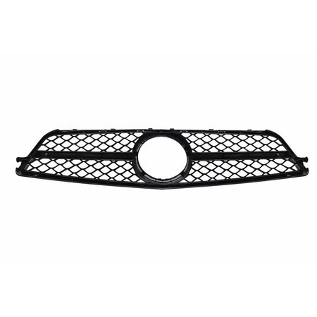 Griglia Anteriore Nera Design C63 per Mercedes Classe C W204 2007-2014