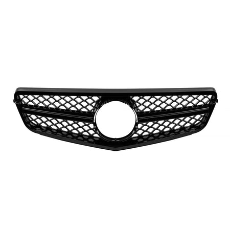 Griglia Anteriore Nera Design C63 per Mercedes Classe C W204 2007-2014