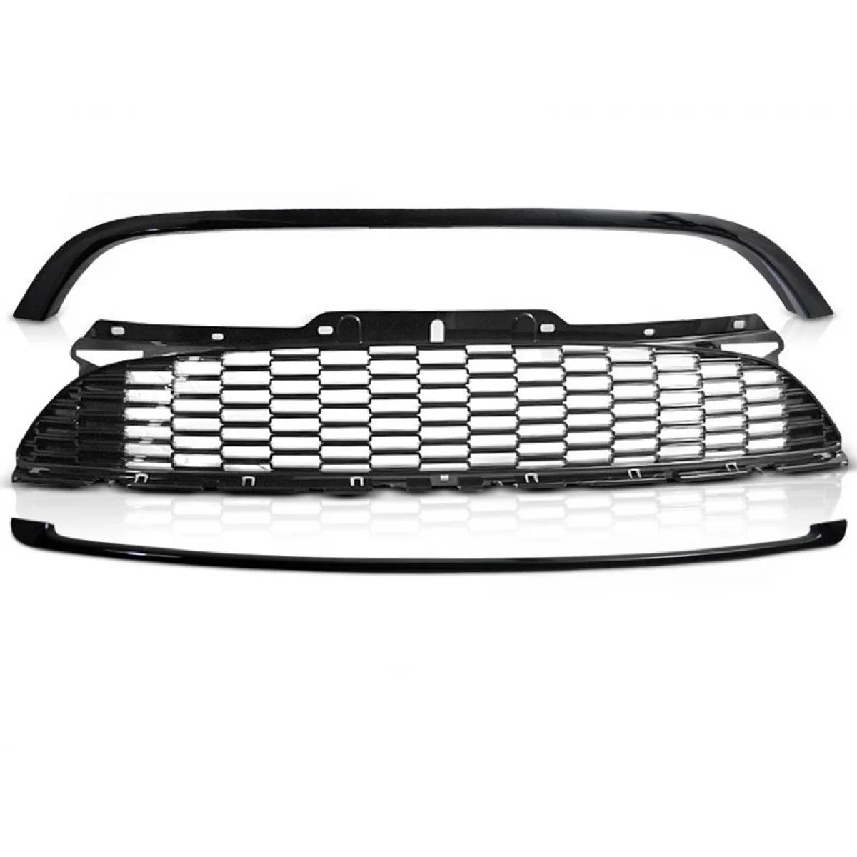 Griglia Nera Lucida Anteriore per Mini Cooper R56 2010-2014