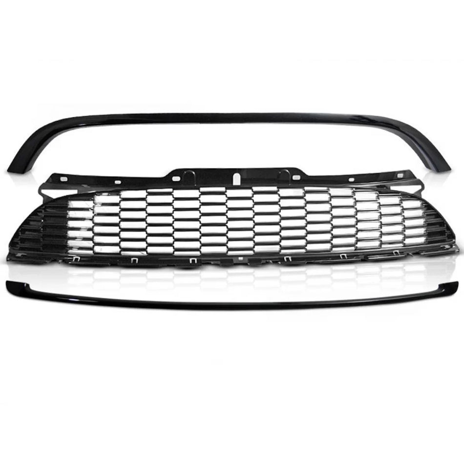 Griglia Nera Lucida Anteriore per Mini Cooper R56 2010-2014