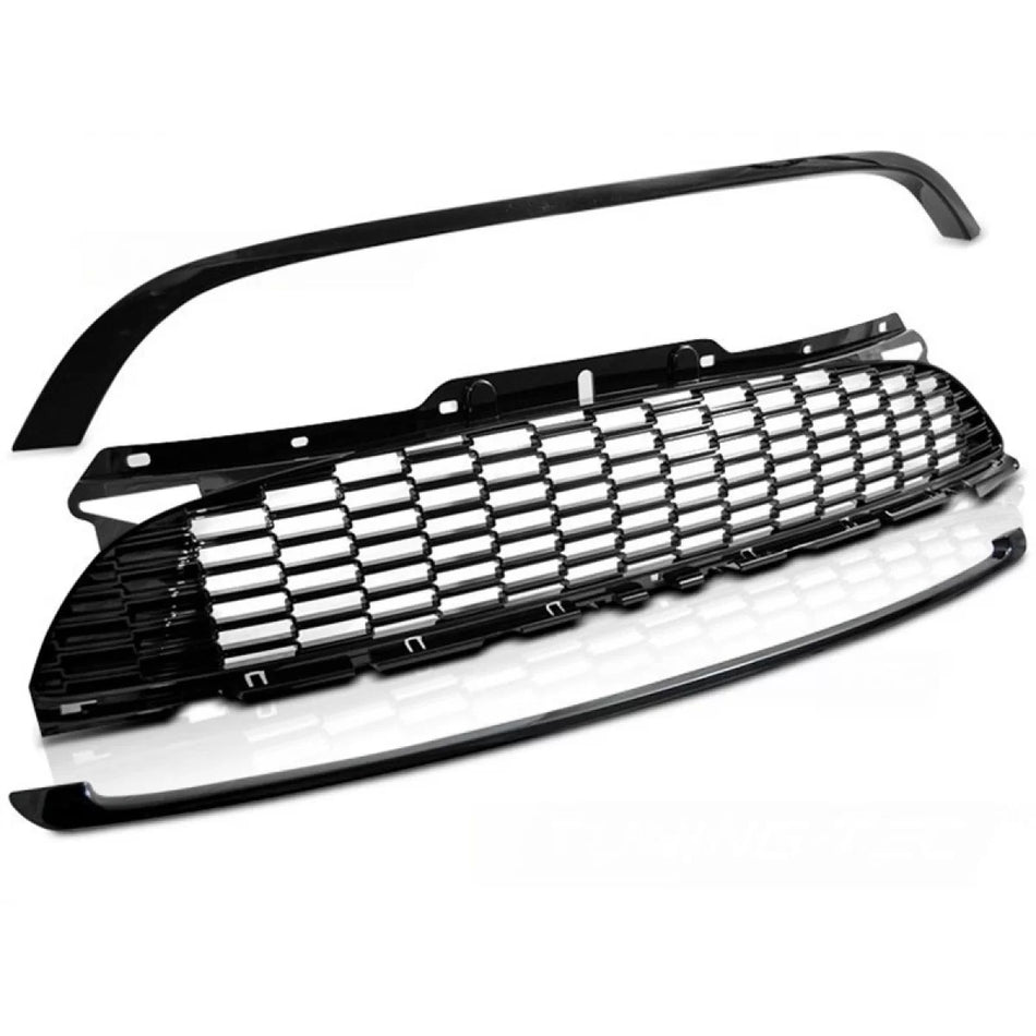 Griglia Nera Lucida Anteriore per Mini Cooper R56 2010-2014
