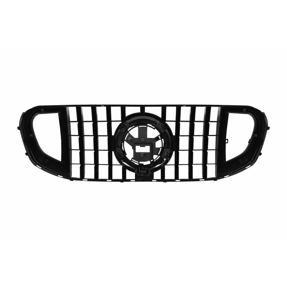 Griglia Nera Lucida Tipo Brabus con Linee Rosse per Mercedes GLS X167 2020-2023