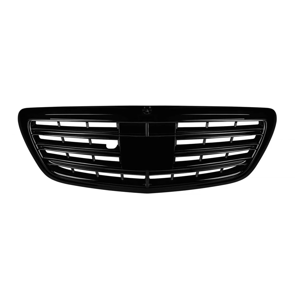 Griglia Nera Lucida Tipo a per Mercedes Classe S W222 2013-2020 Distronic Night