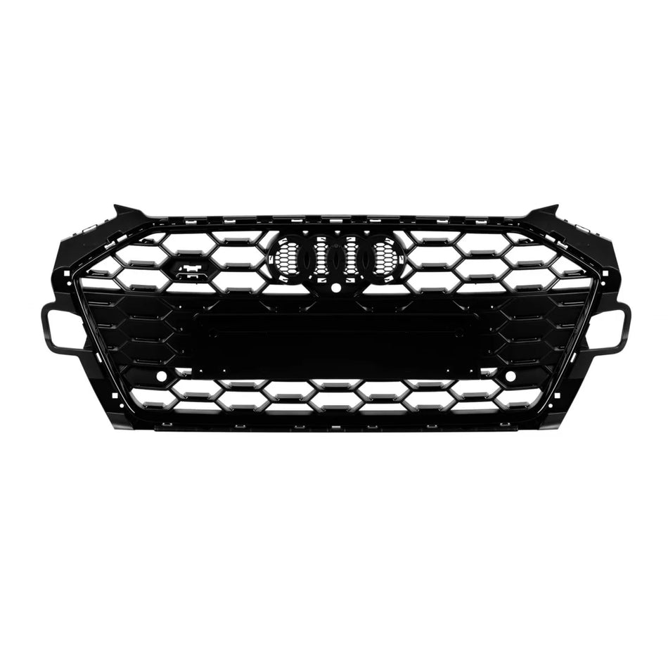 Griglia Nera Lucida Tipo S4 per Audi A4 B9.5 2020-2024