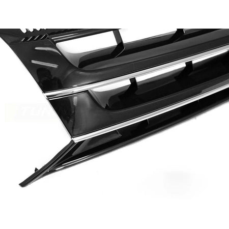Griglia Nera Lucida Anteriore per Volkswagen T5 Caravelle Multivan 2010-2015