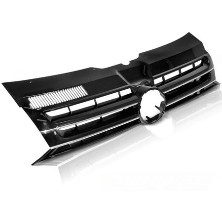 Griglia Nera Lucida Anteriore per Volkswagen T5 Caravelle Multivan 2010-2015