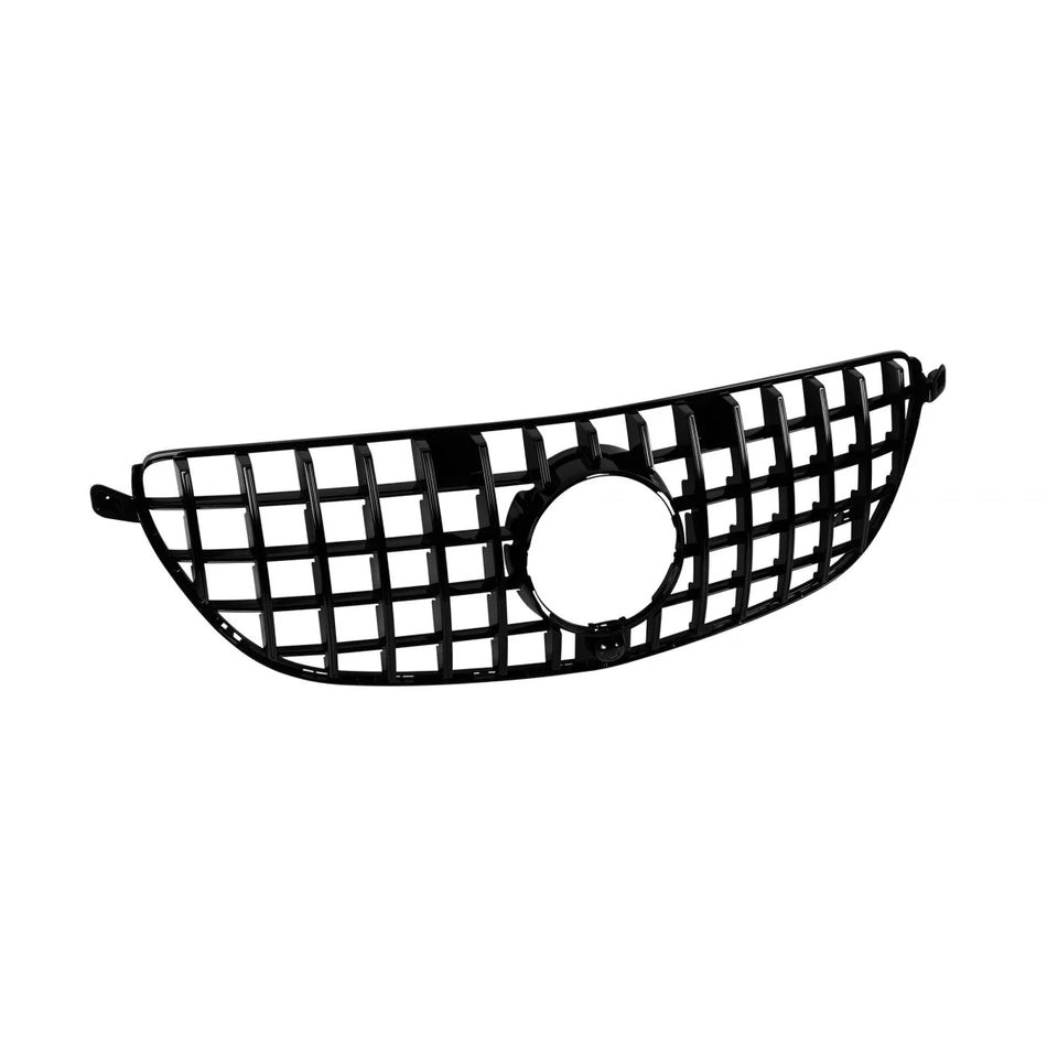 Griglia Nera Lucida GT con Apertura Camera per Mercedes GLE W166 2015-2019