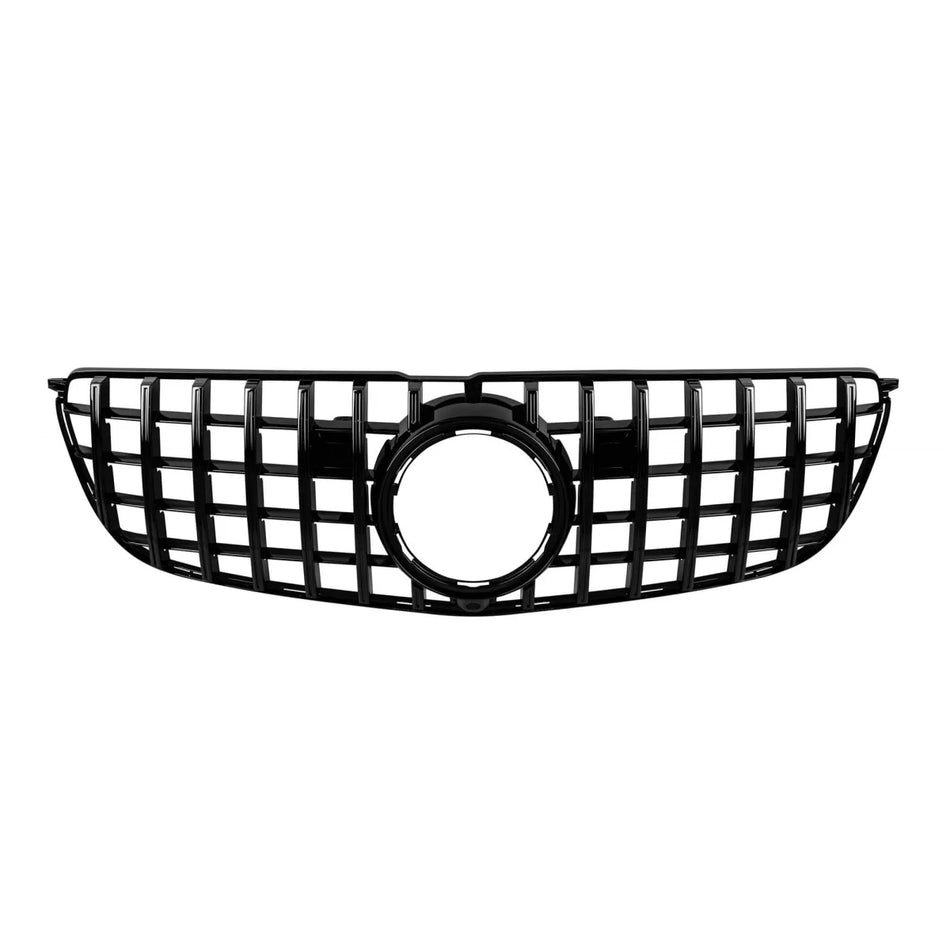 Griglia Nera Lucida GT con Apertura per Camera per Mercedes GLS X166 2016-2019