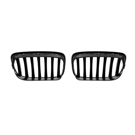 Griglia Anteriore Nera Lucida per BMW X5 E70 2007-2013 X6 E71 2008-2013