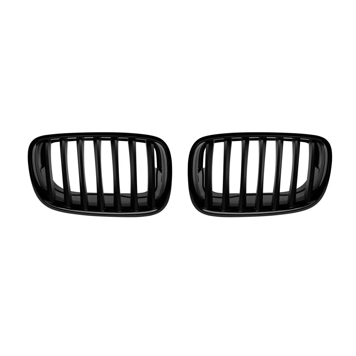 Griglia Anteriore Nera Lucida per BMW X5 E70 2007-2013 X6 E71 2008-2013