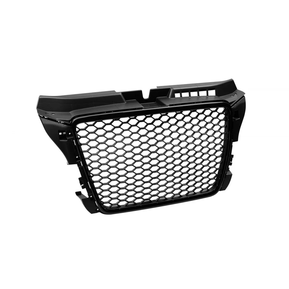 Griglia Nera RS Anteriore Senza Fori Sensori per Audi A3 2009-2012